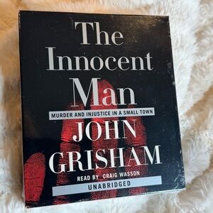 The Innocent Man unabridged audio book set by John Grisham -NIB